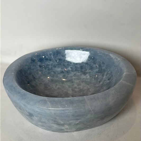1.430kg Blue Calcite Bowl #080